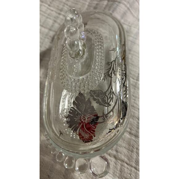 vintage covered butter dish by Duncan Miller - Picture 2 of 6